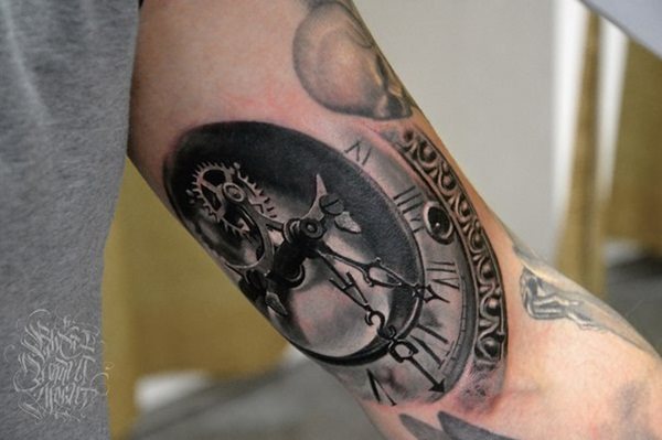 tatuaggio orologio da taschino 487