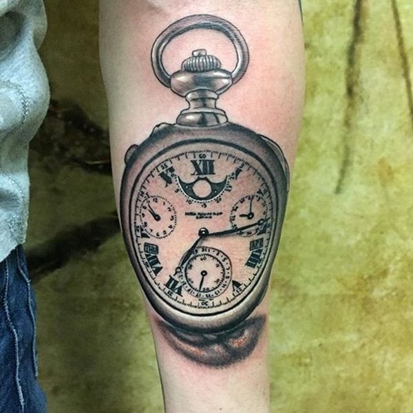 tatuaggio orologio da taschino 497