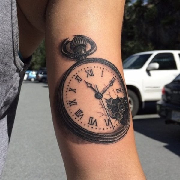 tatuaggio orologio da taschino 545