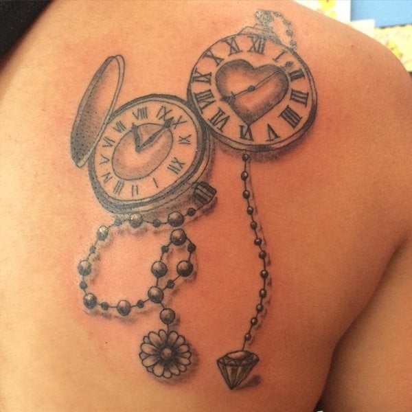 tatuaggio orologio da taschino 625