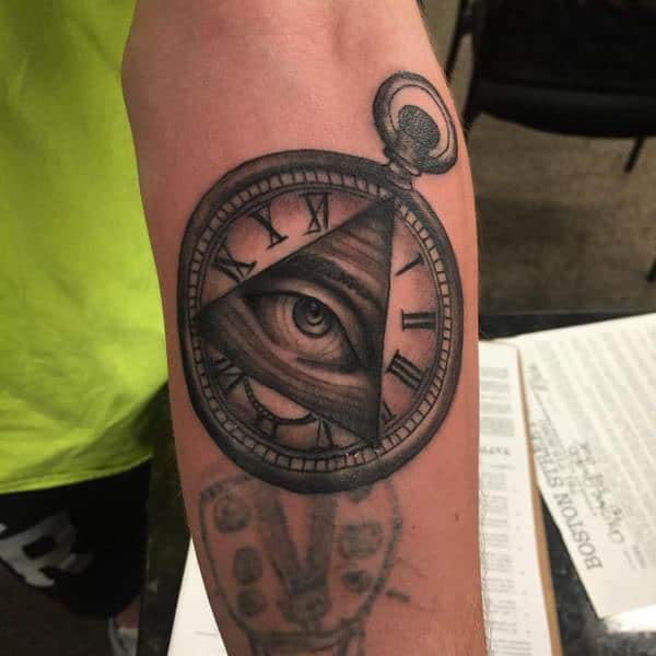 tatuaggio orologio da taschino 79