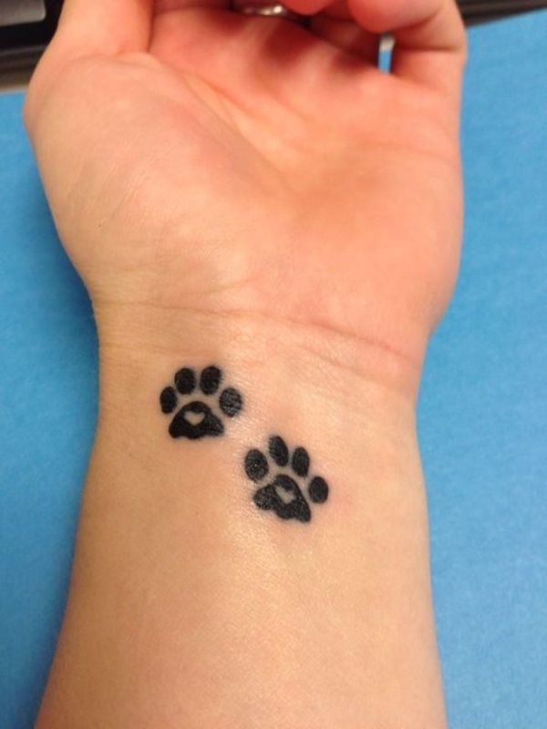 tatuaggio zampa di cane 103