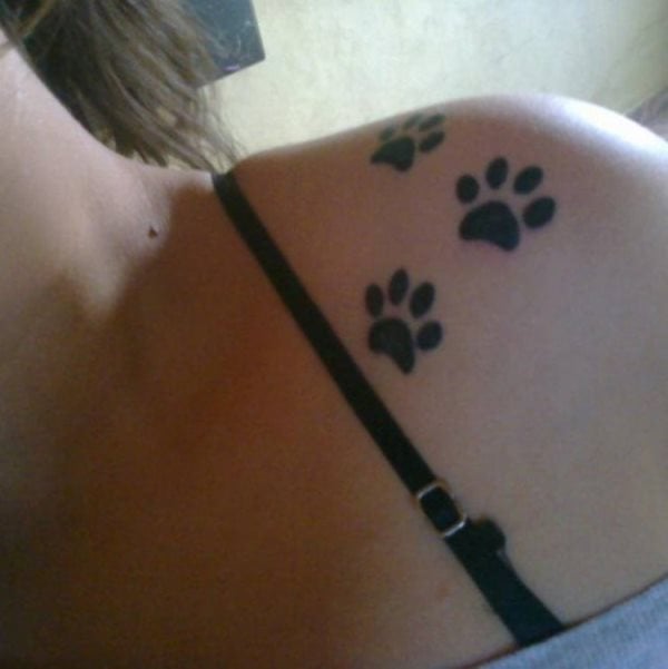 tatuaggio zampa di cane 167