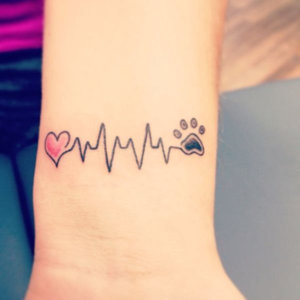 tatuaggio zampa di cane 41