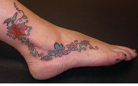 14 tatuaggi piede