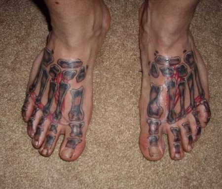 17 tatuaggi piede
