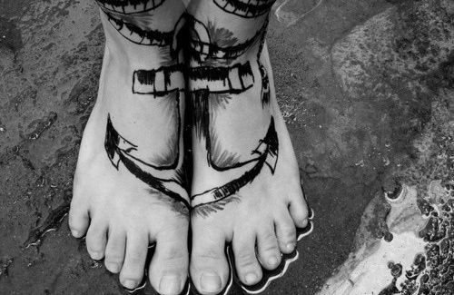 72 tatuaggi piede