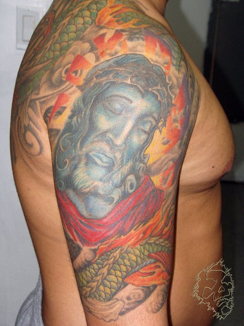 tatuaggio religioso foto 04