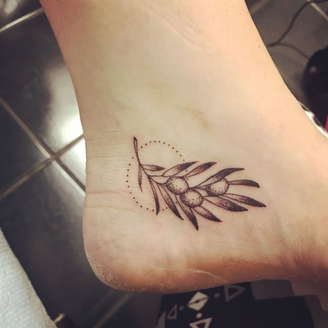 tatuaje ramo olivo 116