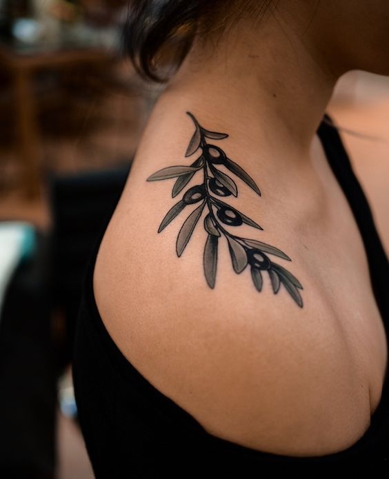 tatuaje ramo olivo 22
