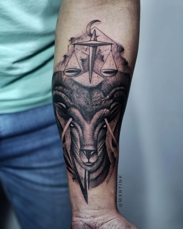 tatuaggio capra 81