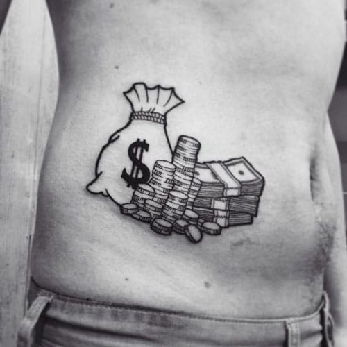 tatuaggio soldi 51