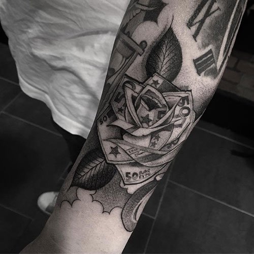 tatuaggio soldi 55