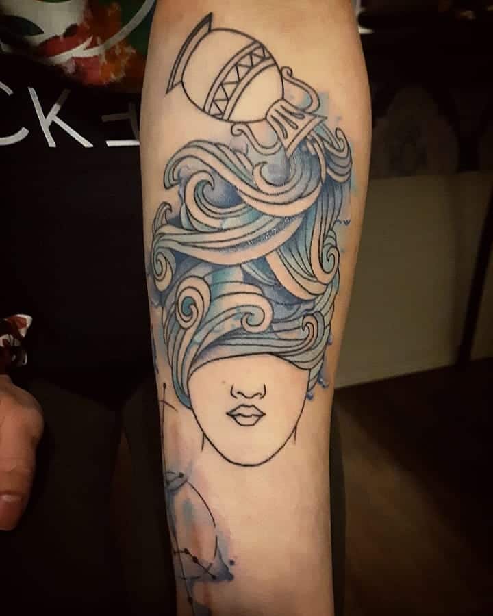 tatuaggio aquario 23