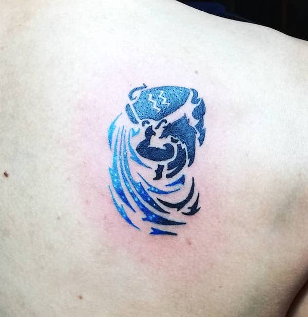 tatuaggio aquario 36