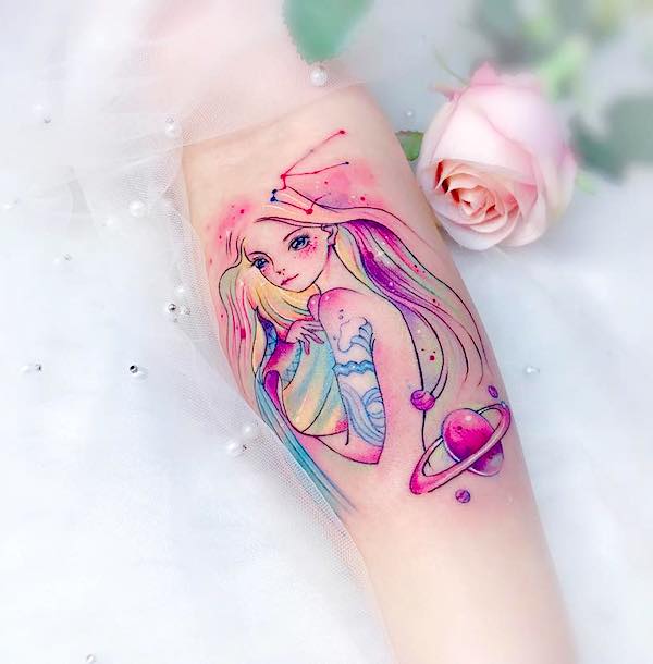 tatuaggio aquario 37