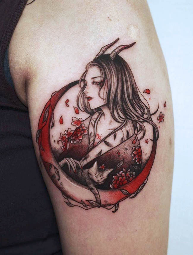 tatuaggio capricorno 49