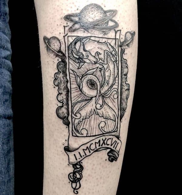 tatuaggio capricorno 73