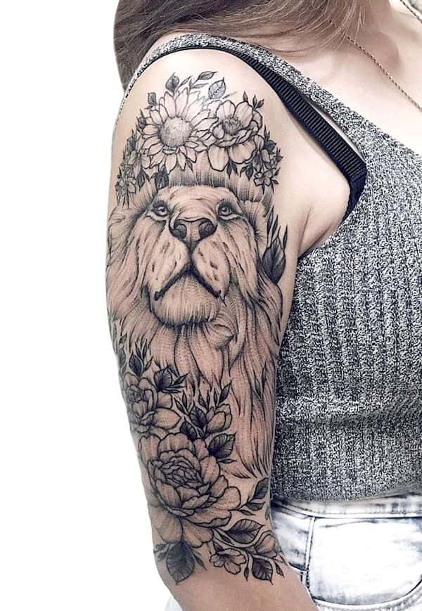 tatuaggio leone 22