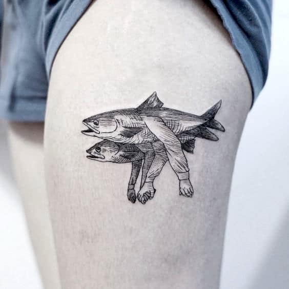 tatuaggio pesci 11