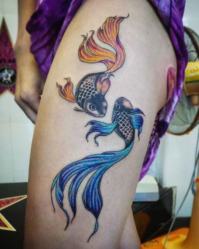 tatuaggio pesci 122