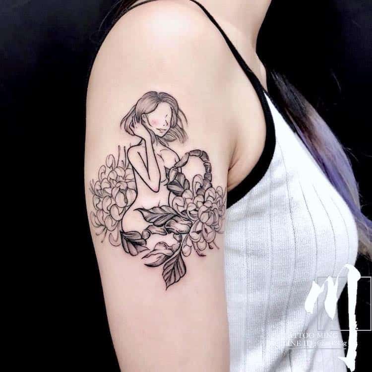 tatuaggio scorpione 67