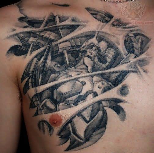 70 Tatuaggi Biomeccanici Galleria Di Immagini