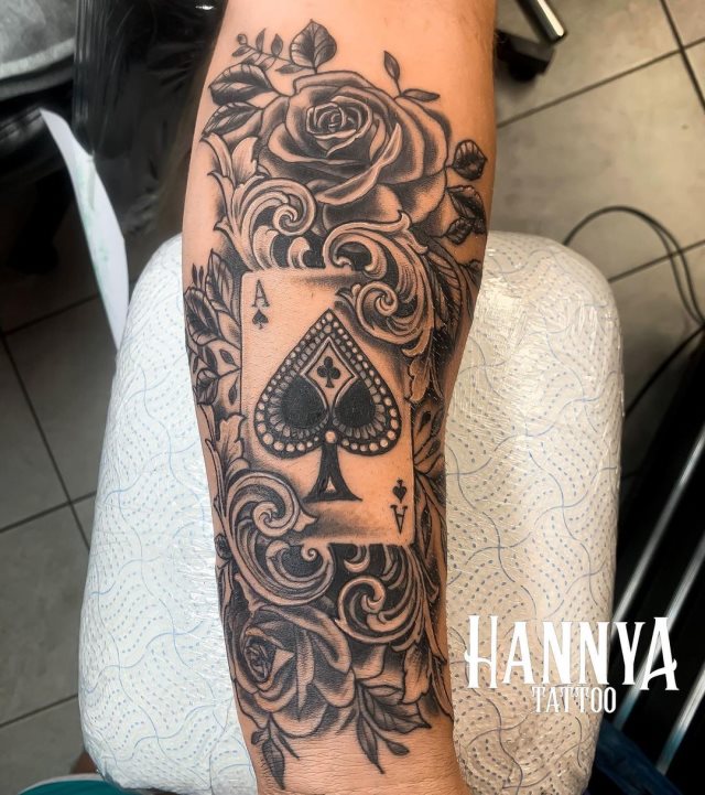 tattoo asso di picche 03