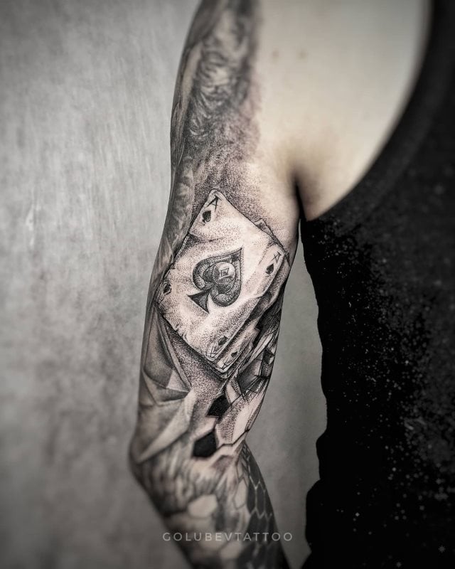 tattoo asso di picche 07