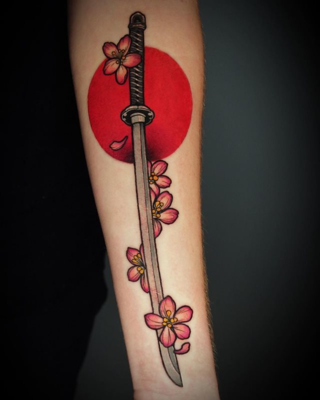 Tatuaggi con la katana: La Spada dei guerrieri giapponesi