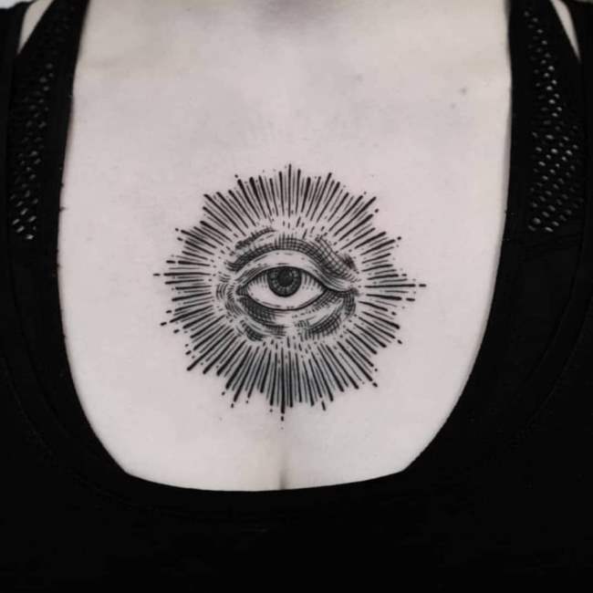 tattoo occhio illuminati 06