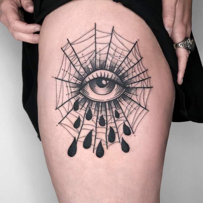 tattoo occhio illuminati 106