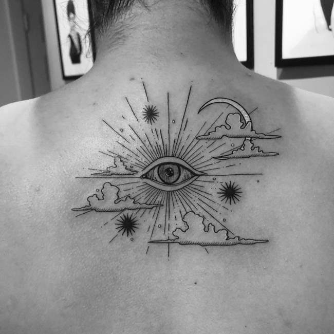 tattoo occhio illuminati 34
