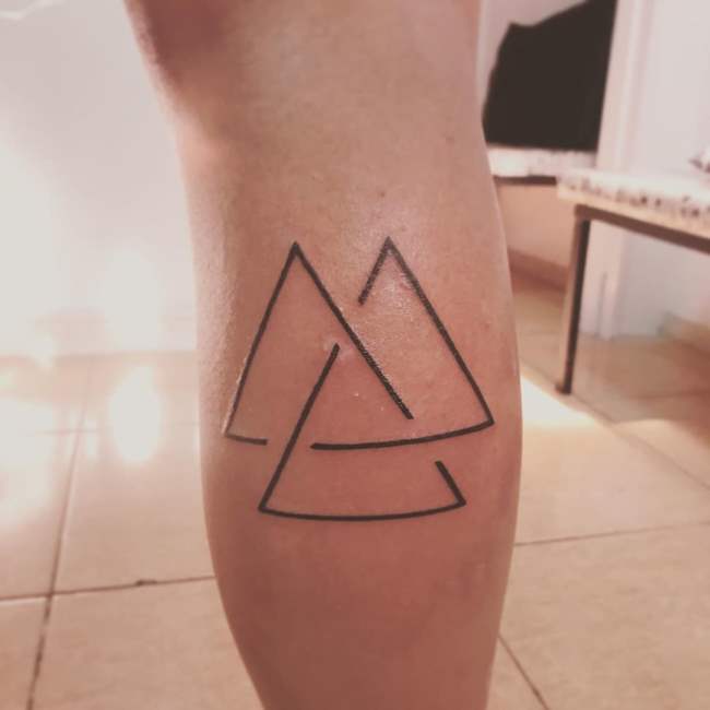 tattoo valknut 136