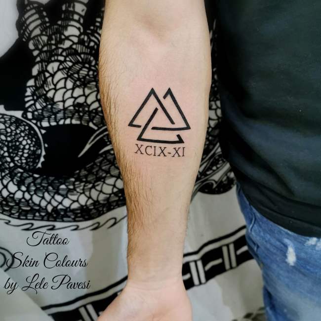 tattoo valknut 166