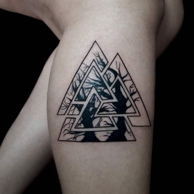 tattoo valknut 250