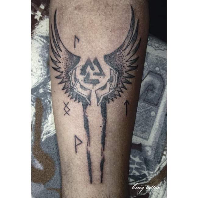 tattoo valknut 58