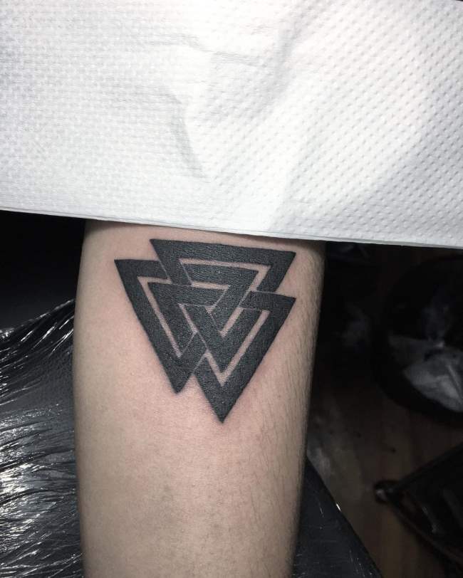 tattoo valknut 74