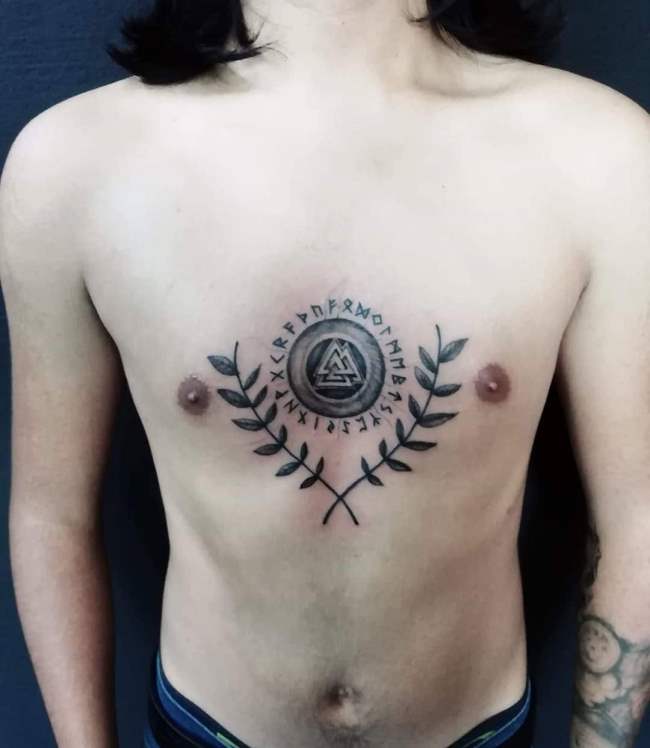 tattoo valknut 88