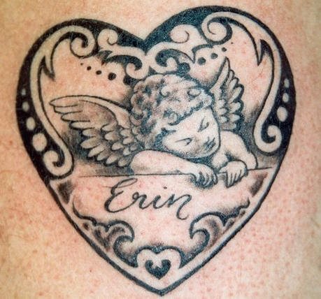 100 pequeno anjo tattoo