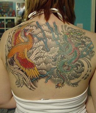 tatuagem fenix 1028