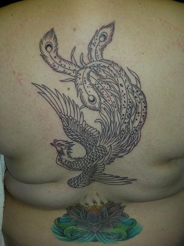 tatuagem fenix 1040