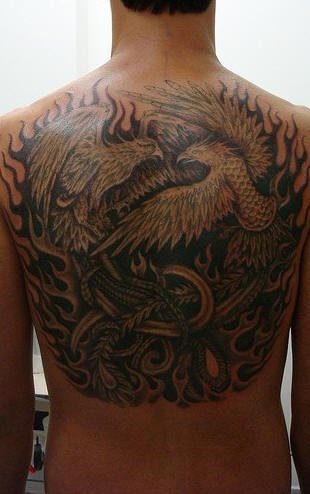 tatuagem fenix 1050