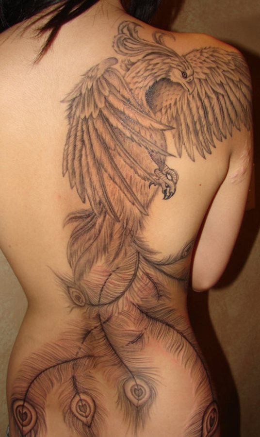 tatuagem ave fenix 18