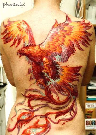 tatuagem ave fenix 28