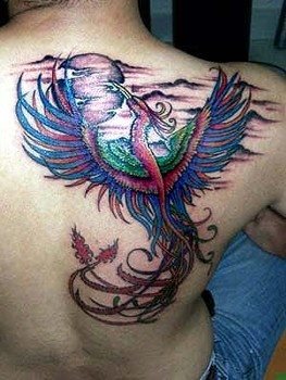 tatuagem ave fenix 35