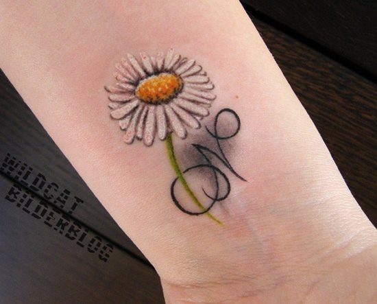 51 Tatuagens de margaridas: Galeria de imagens