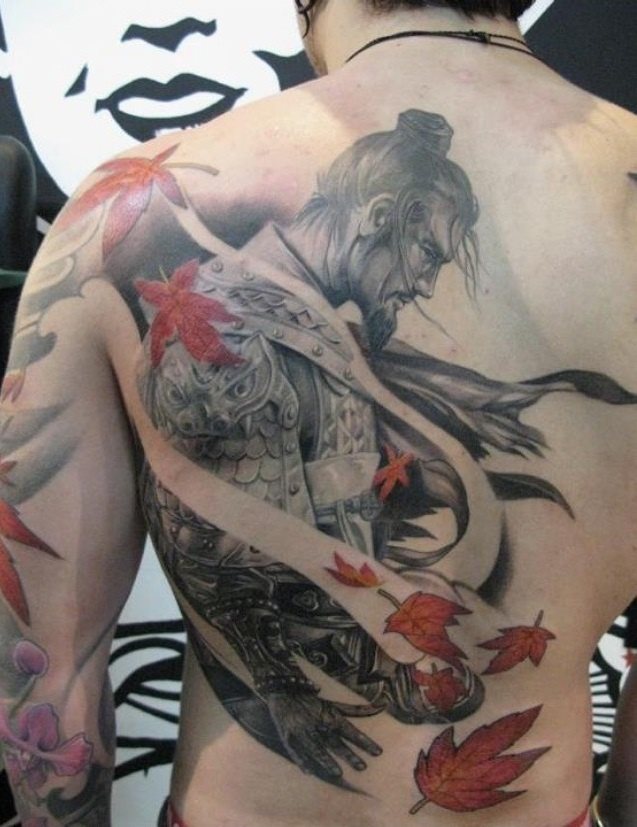 100 Tatuagens de samurais ou guerreiros Galeria de fotos