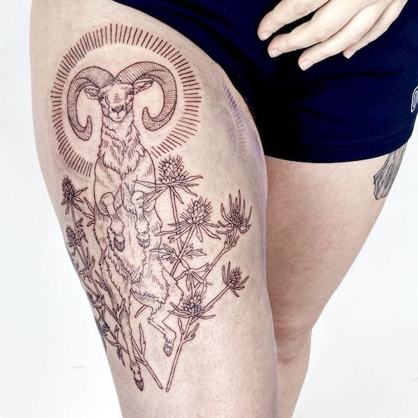 tatuagem signo aries 04