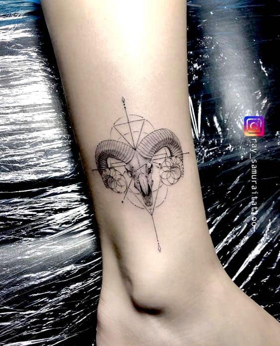 tatuagem signo aries 23